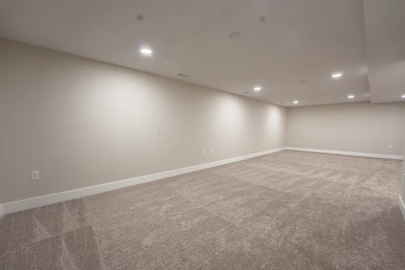 Finished basement family room