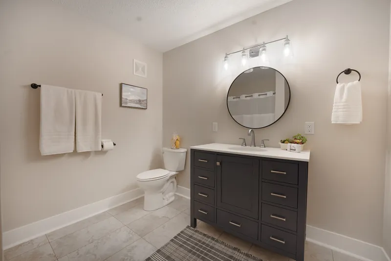 Remodeled bathroom