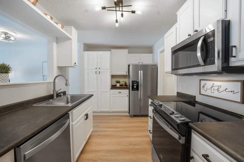 Remodeled white kitchen